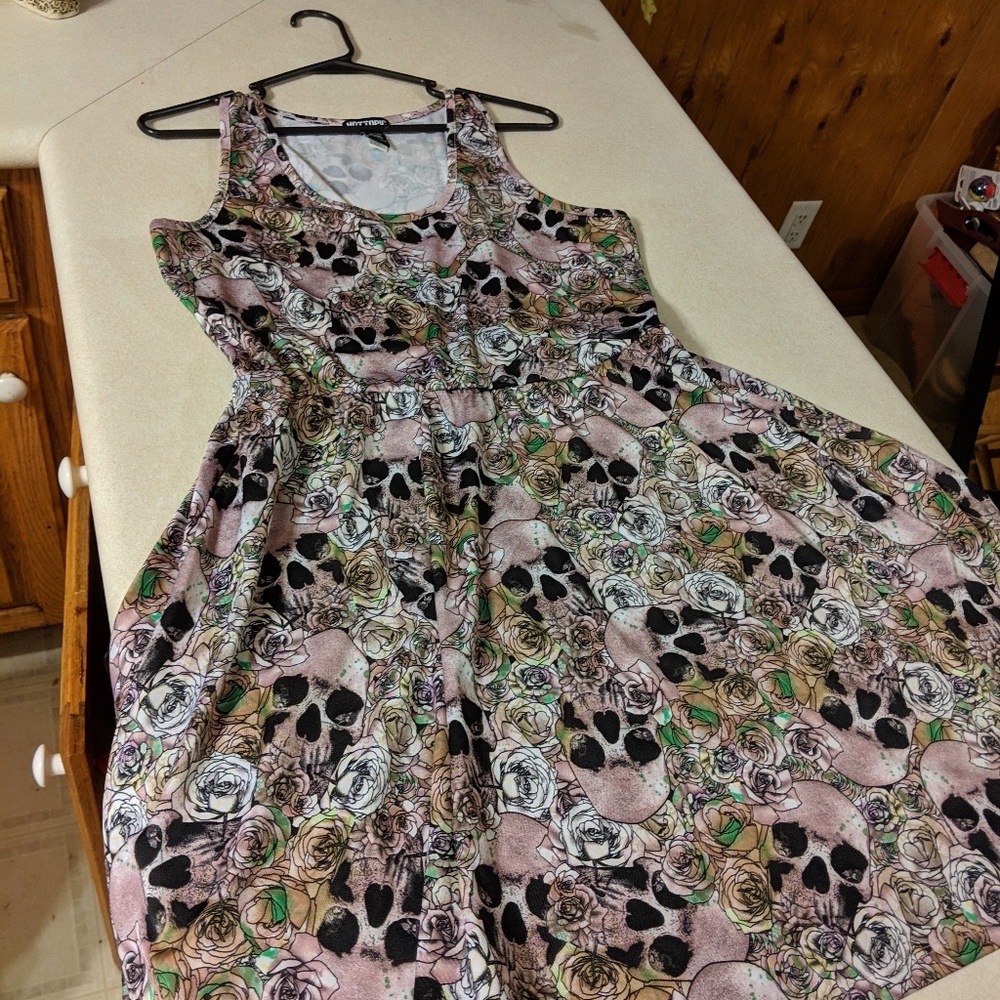 Hot topic skull dress